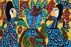 A woman painting women