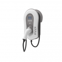 Zappi V2 - 7kW - tethered - White with in-build Hub