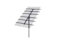 Clenergy Post Mount (4 panels kit) with concrete base (pole system)