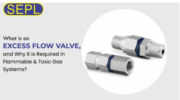 What is an Excess Flow Valve, and why it is required in Flammable & Toxic Gas Systems?